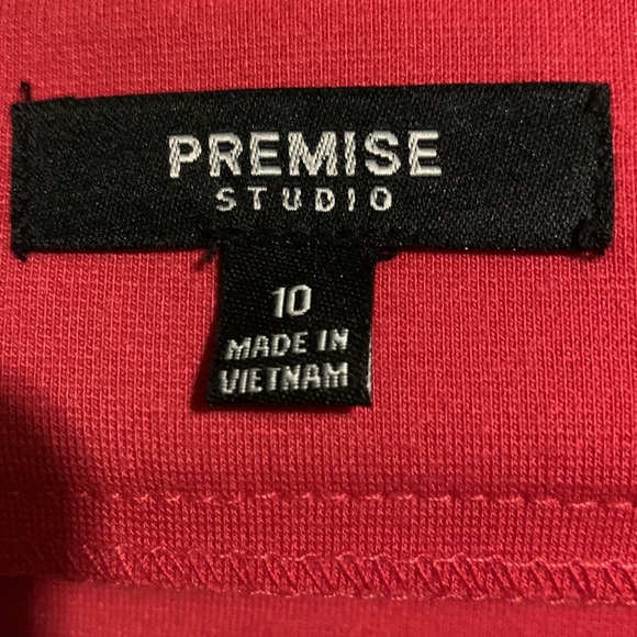 Coral pencil skirt 10 - Picture 3 of 4